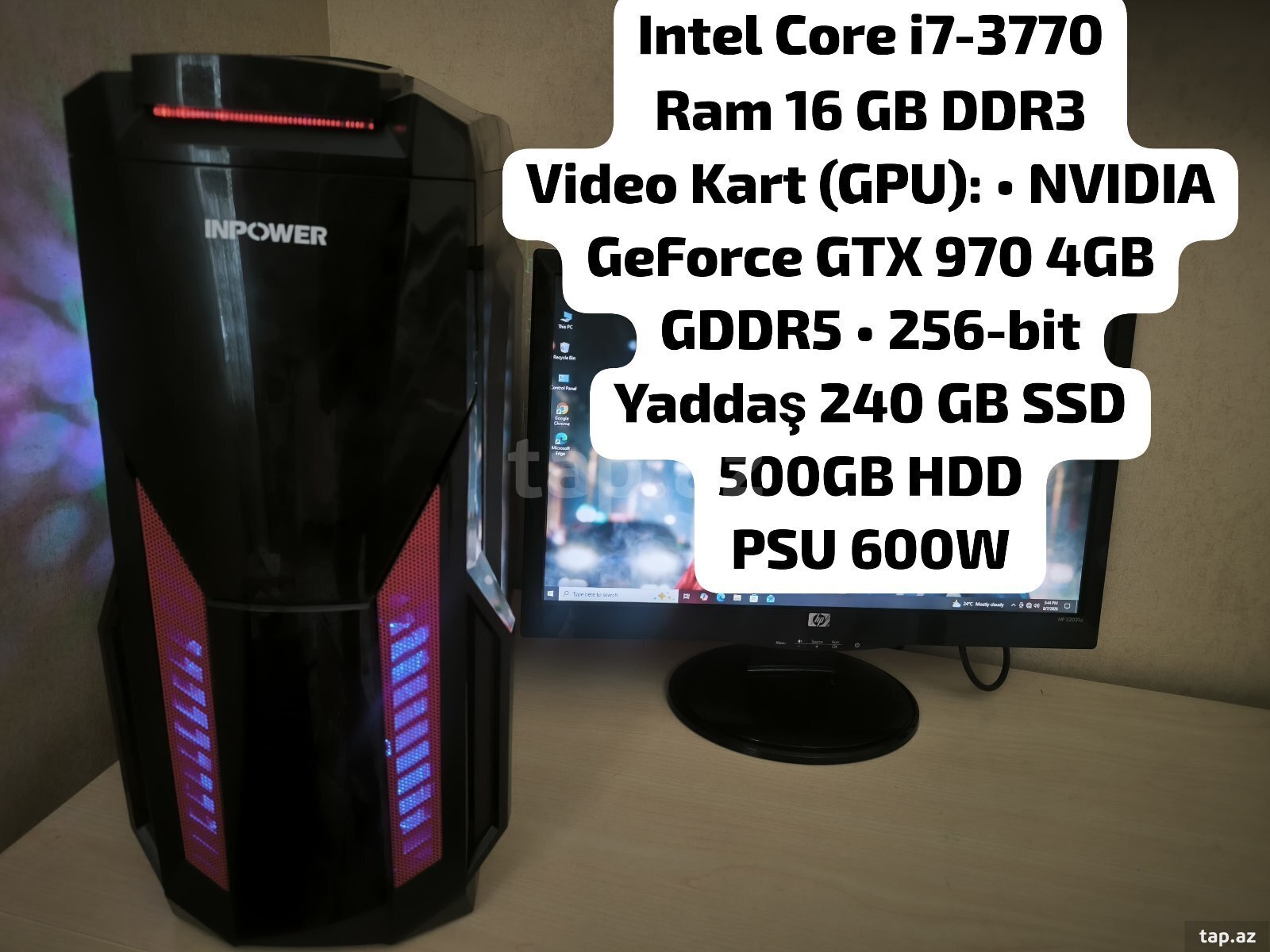 Gaming masaüstü kompüter Gaming masaüstü kompüter