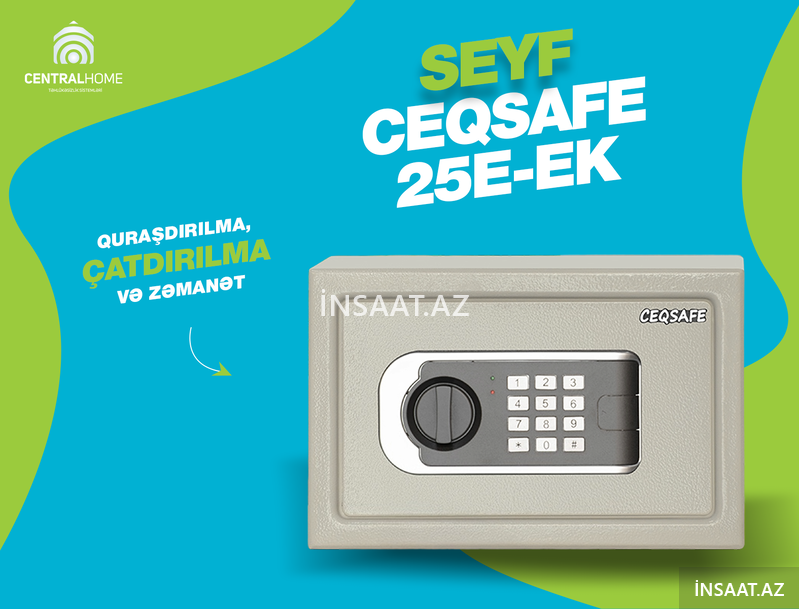 Seyf Ceqsafe 25e-ek Seyf Ceqsafe 25e-ek