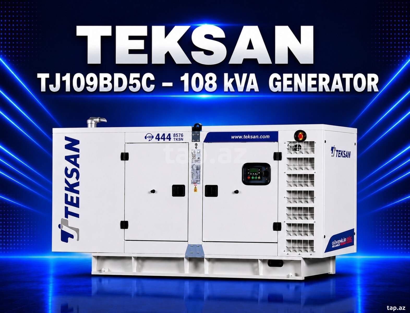 TEKSAN TJ109BD5C 108 kVA Dizel Generator TEKSAN TJ109BD5C 108 kVA Dizel Generator
