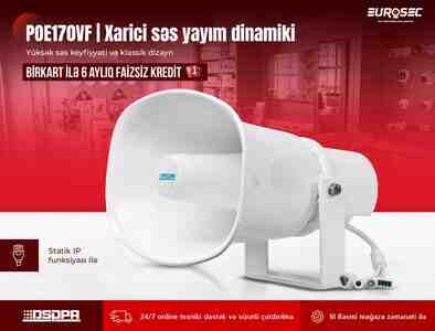 Xarici səs yayım dinamiki DSPPA POE170VF Xarici səs yayım dinamiki DSPPA POE170VF