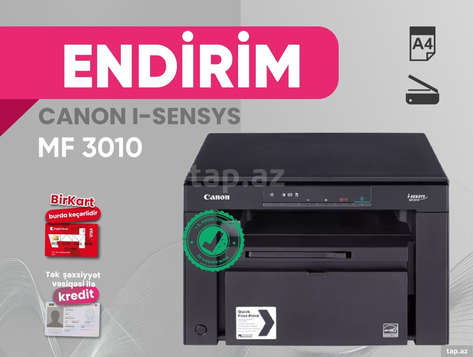 Printer Canon i-SENSYS MF3010 (YDN16322) Printer Canon i-SENSYS MF3010 (YDN16322)
