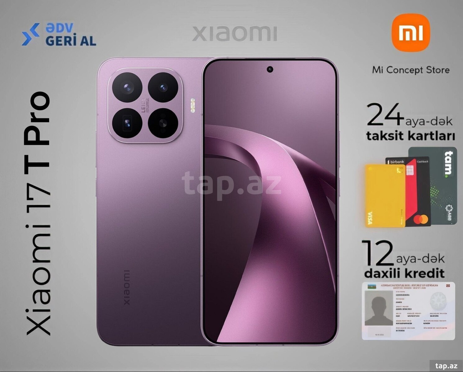 Xiaomi 17T Pro Deep Violet 1TB 12GB Xiaomi 17T Pro Deep Violet 1TB 12GB