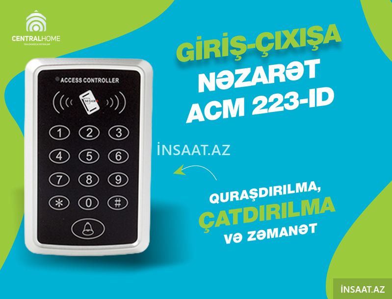 Giriş-çıxışa nəzarət (access control) Acm 223-id Giriş-çıxışa nəzarət (access control) Acm 223-id