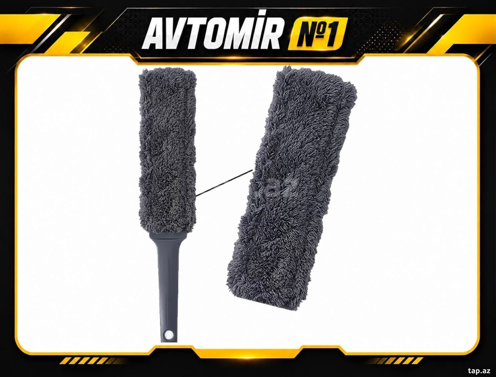 Avtomobil diskləri üçün mikrofiber təkər təmizləmə fırçası Avtomobil diskləri üçün mikrofiber təkər təmizləmə fırçası