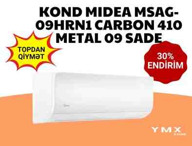 Kondisioner MIDEA MSAG-09HRN1 CARBON 410 metal 09 SADE Kondisioner MIDEA MSAG-09HRN1 CARBON 410 metal 09 SADE