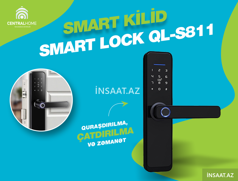 Smart (ağıllı) qapı kilidləri Smart Lock Ql-s811 Smart (ağıllı) qapı kilidləri Smart Lock Ql-s811