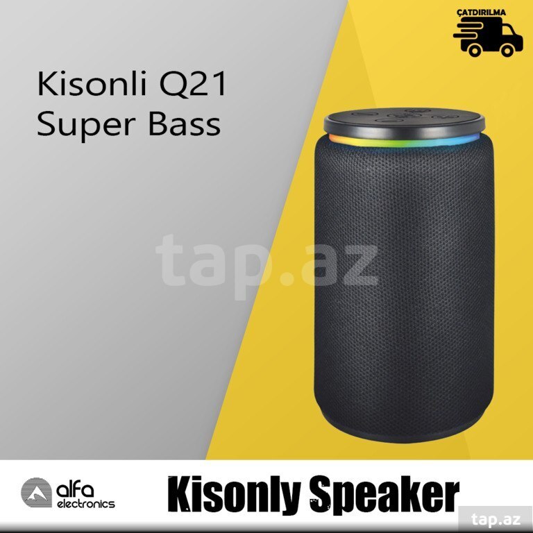 Bluetooth dinamik Kisonli Q21 Super Bass Speaker Bluetooth dinamik Kisonli Q21 Super Bass Speaker