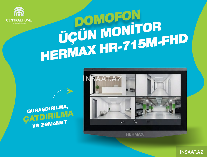 Domofon üçün monitor Hermax Hr-715m-fhd Domofon üçün monitor Hermax Hr-715m-fhd