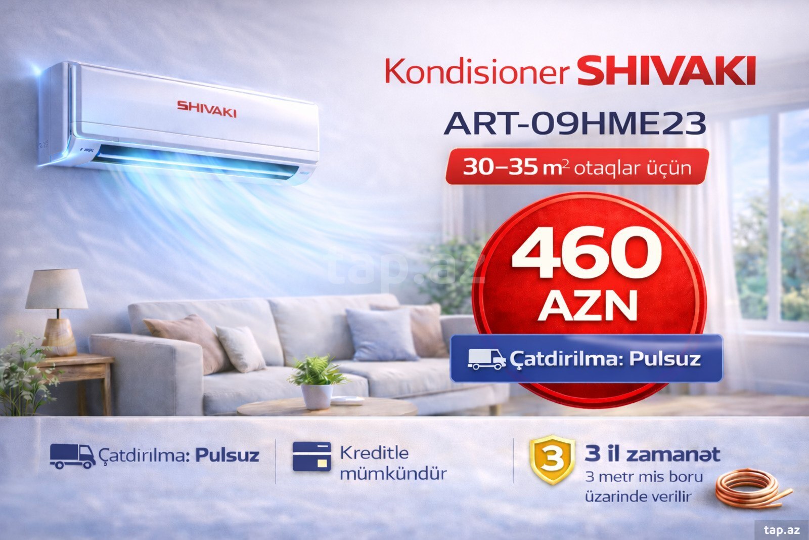 Kondisioner Shivaki ART-09HME23 Kondisioner Shivaki ART-09HME23