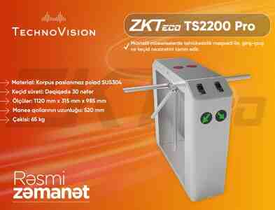 ZKTeco TS2200Pro Turnistile ZKTeco TS2200Pro Turnistile