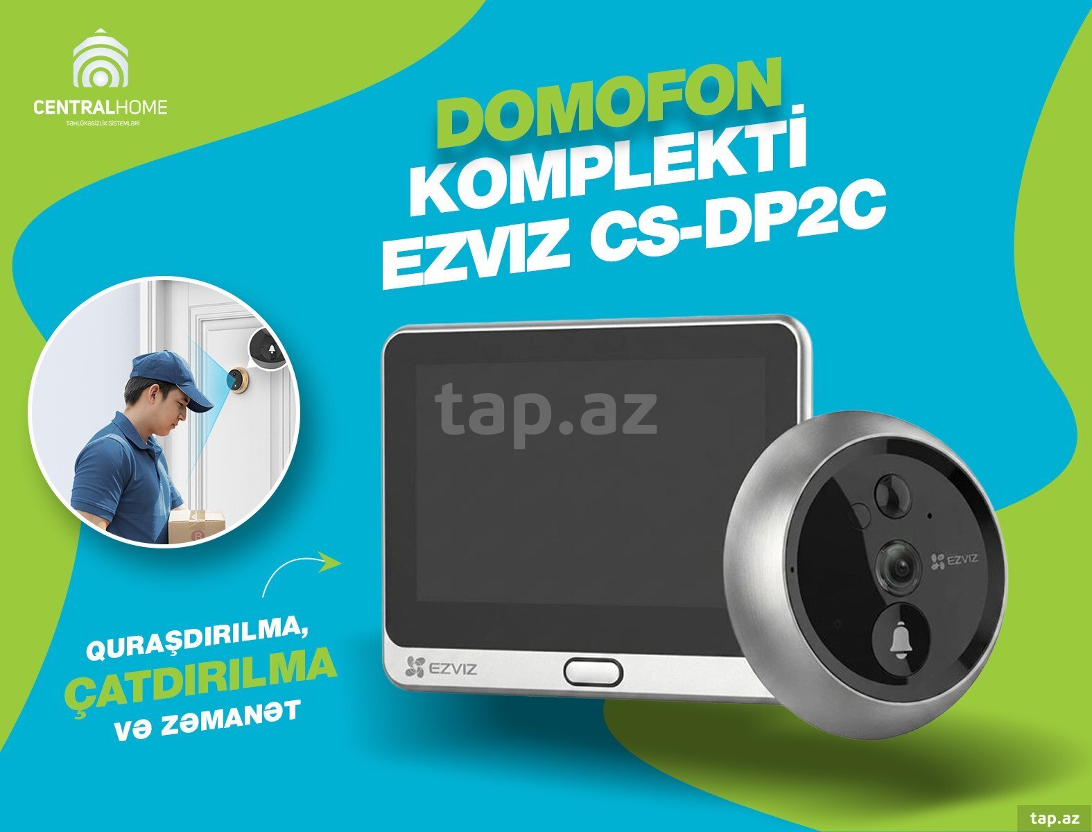 Domofon komplekti EZVIZ CS-DP2C Domofon komplekti EZVIZ CS-DP2C