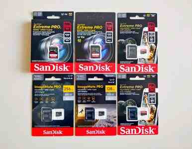 Mikrokart , SDcard SanDisk PRO 4K 64GB-512GB Mikrokart , SDcard SanDisk PRO 4K 64GB-512GB