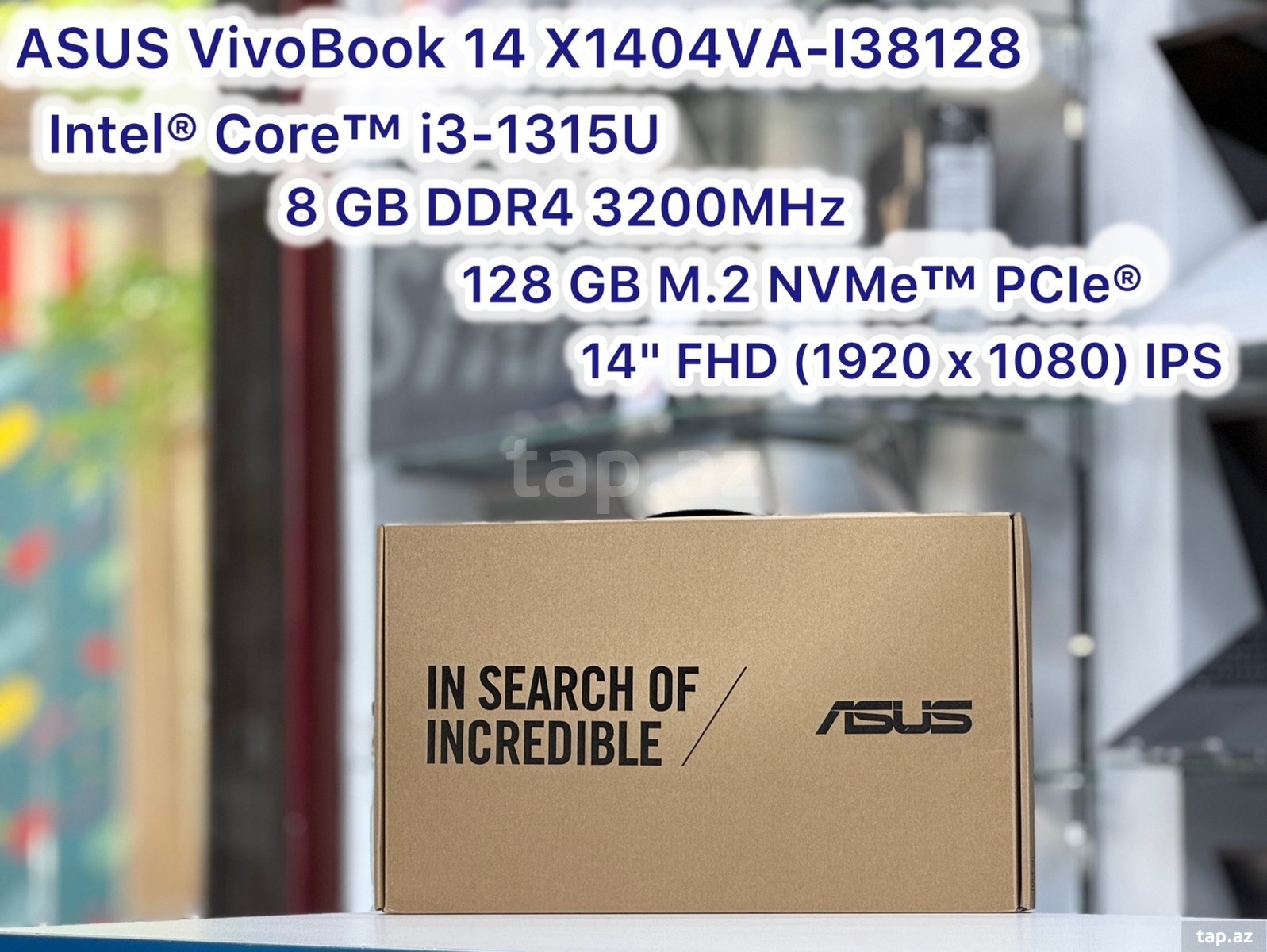 ASUS VivoBook 14 X1404VA-I38128 noutbuk ASUS VivoBook 14 X1404VA-I38128 noutbuk