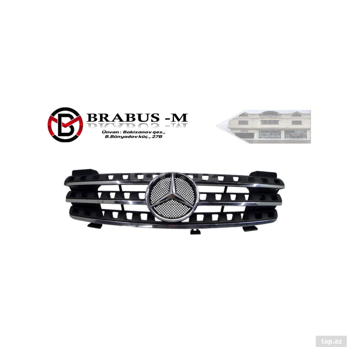 Mercedes W164 GL radiator barmaqlığı Mercedes W164 GL radiator barmaqlığı