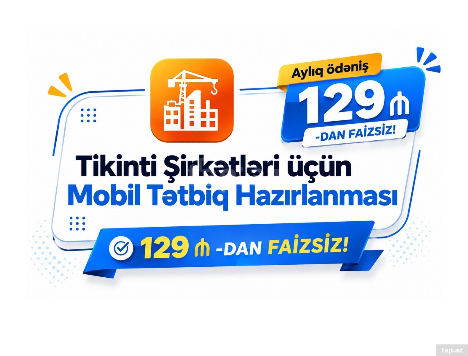 Tikinti şirkətləri üçün mobil proqram hazırlanması Tikinti şirkətləri üçün mobil proqram hazırlanması