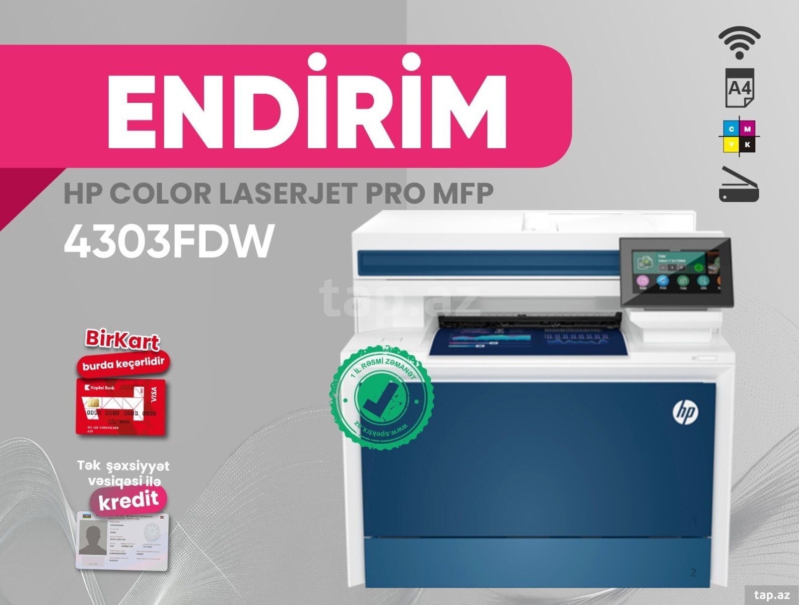 Printer HP Color LaserJet Pro MFP 4303FDW Printer HP Color LaserJet Pro MFP 4303FDW