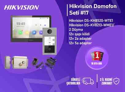 Hikvision DS-KH8520 + DS-KV8213 domofon seti 17 Hikvision DS-KH8520 + DS-KV8213 domofon seti 17