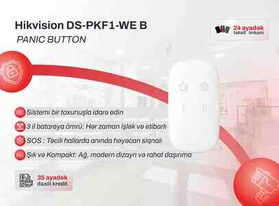 Simsiz pult Hikvision DS-PKF1-WE(B) AX PRO Simsiz pult Hikvision DS-PKF1-WE(B) AX PRO