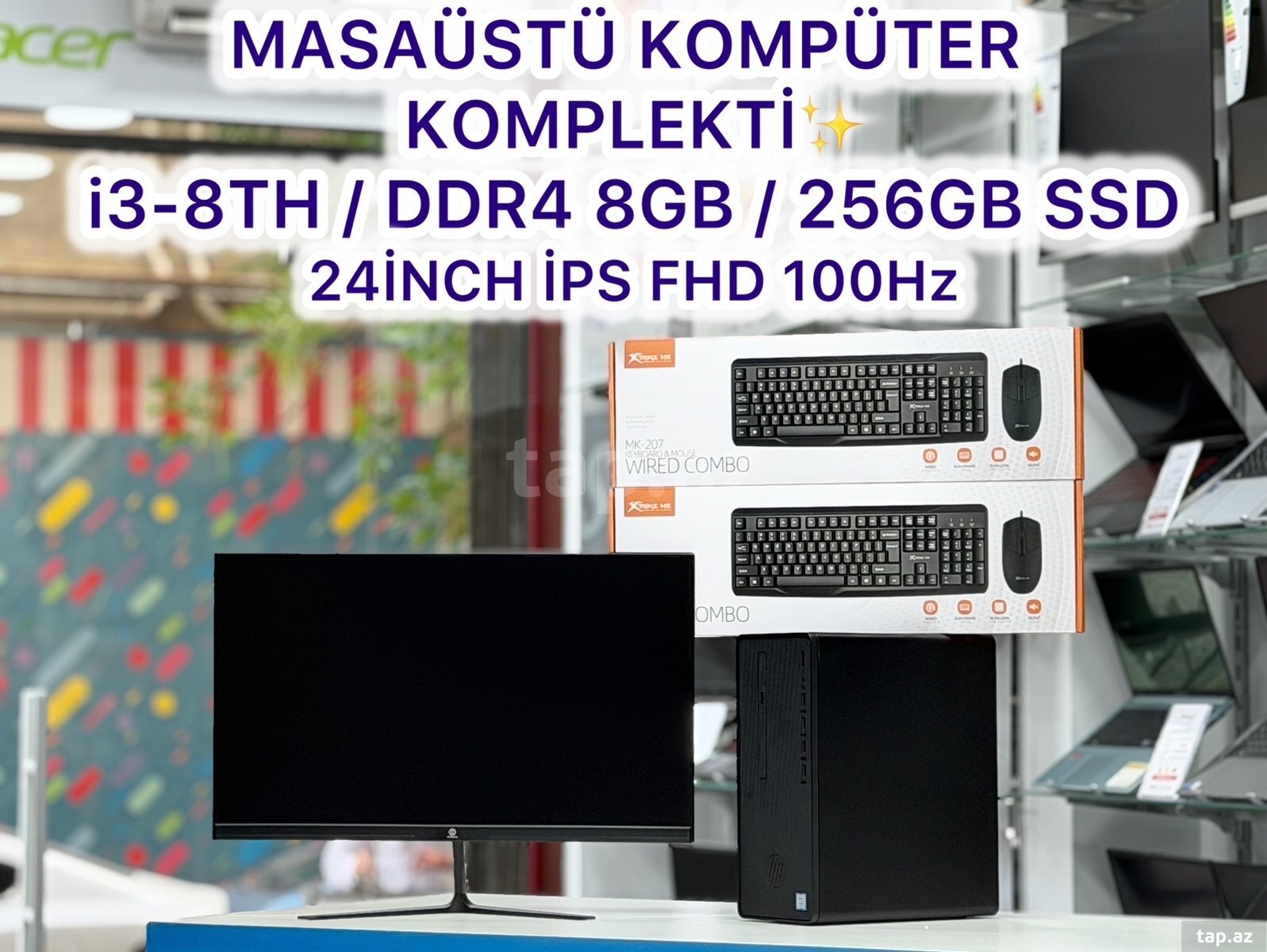 Masaüstü HP Dəst Kompüter Masaüstü HP Dəst Kompüter