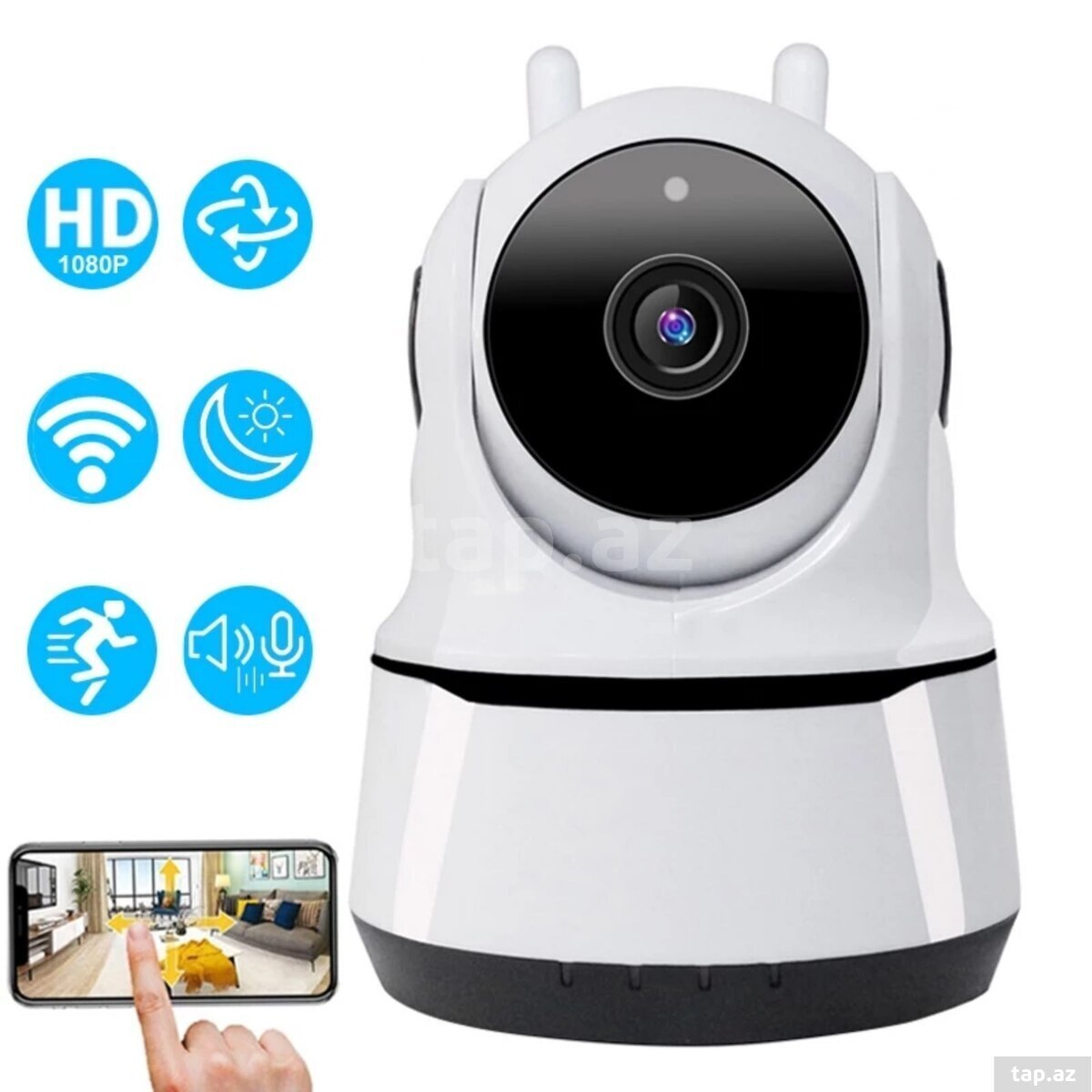 Daxili Wi-Fi simsiz PTZ 360 kamera 3mp 2k Daxili Wi-Fi simsiz PTZ 360 kamera 3mp 2k