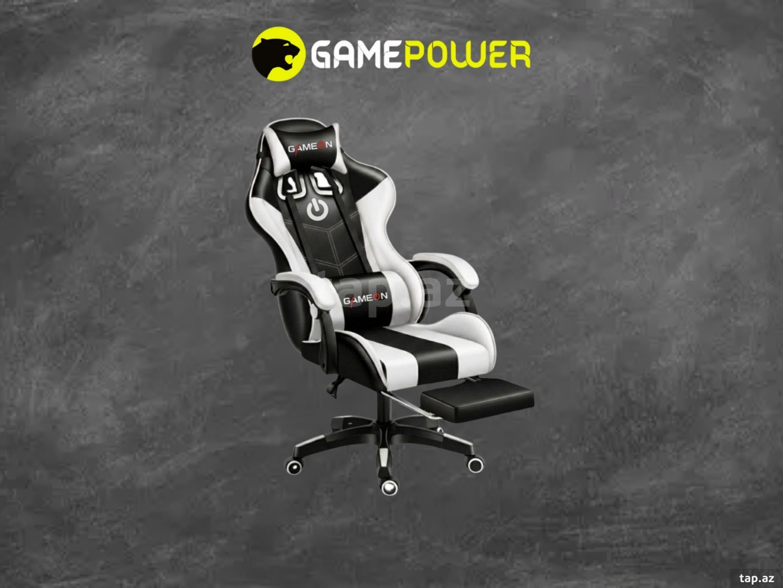 Oyunçu kresloları GAMEON qara, ağ, mavi, qırmızı,çəhrayı,yaşıl Oyunçu kresloları GAMEON qara, ağ, mavi, qırmızı,çəhrayı,yaşıl