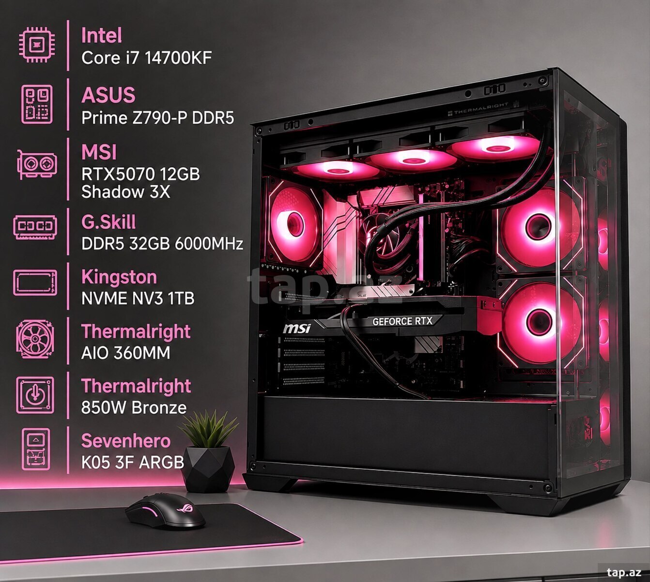 PC 14700KF RTX5070 12G PC 14700KF RTX5070 12G