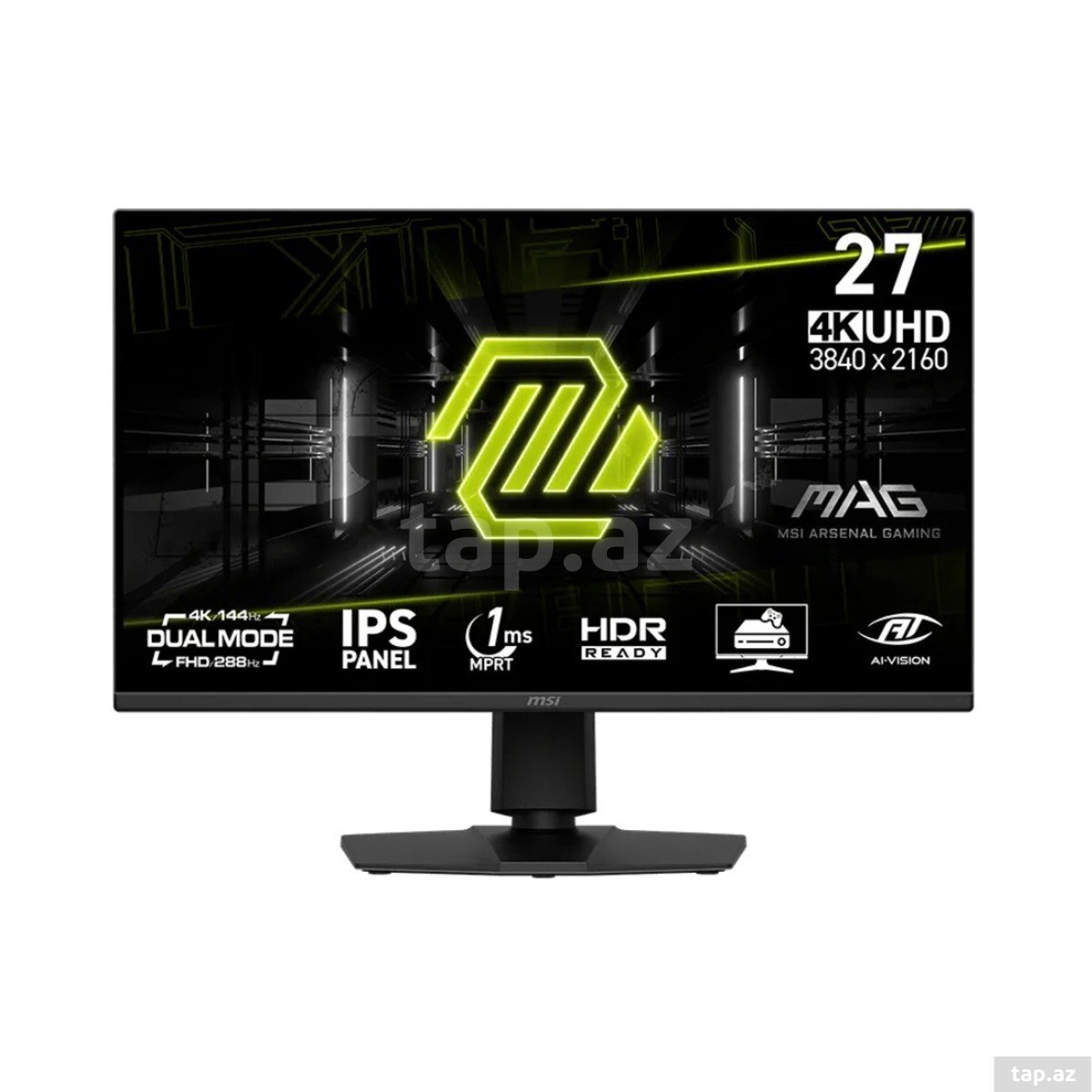 MSI MAG 275UPD E14 GAMING MONITOR 27 IPS DUAL MODE 4K 144Hz FHD 288Hz 1ms HDR FreeSync Premium MSI MAG 275UPD E14 GAMING MONITOR 27 IPS DUAL MODE 4K 144Hz FHD 288Hz 1ms HDR FreeSync Premium