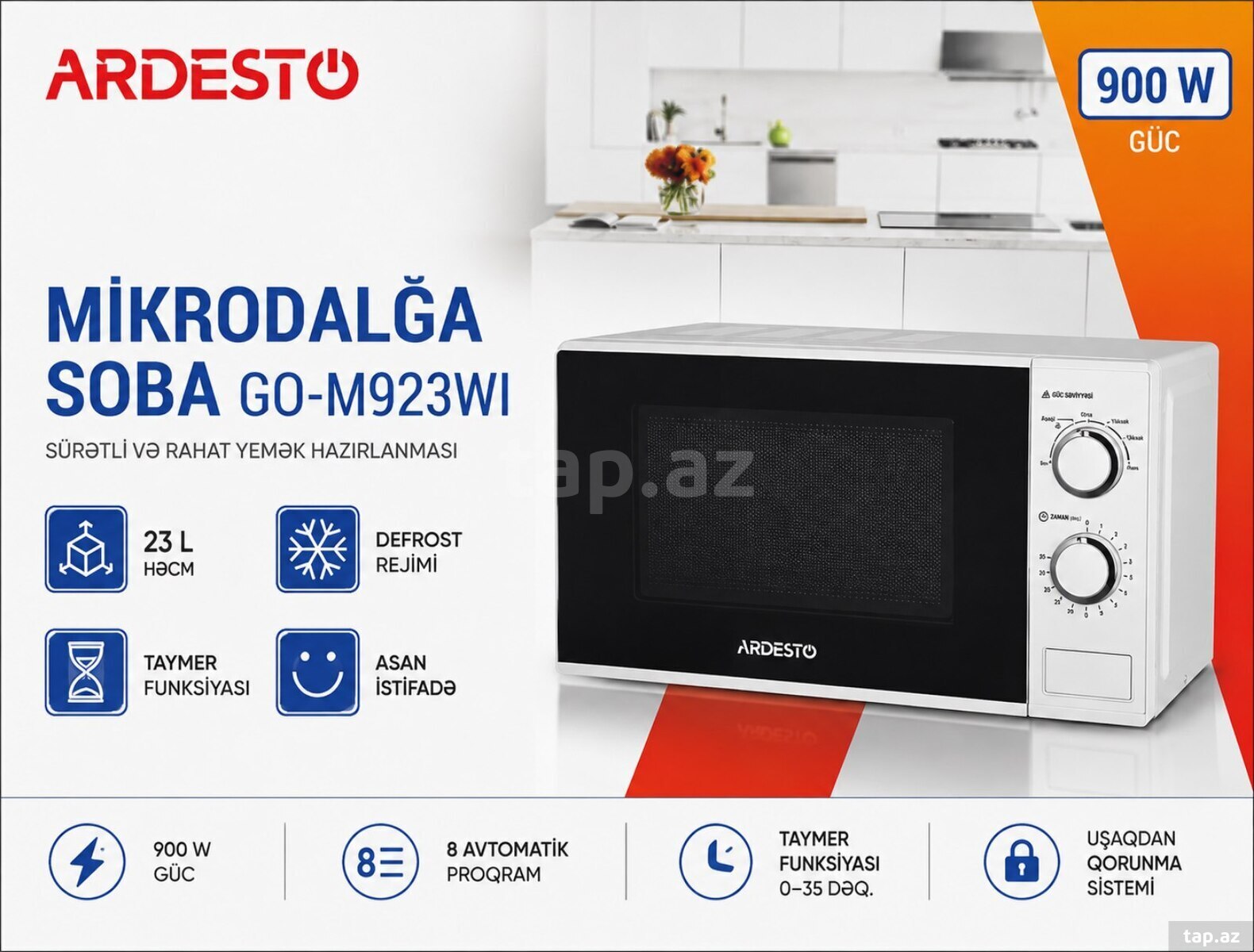 Mikrodalğalı soba Ardesto Mikrodalğalı soba Ardesto