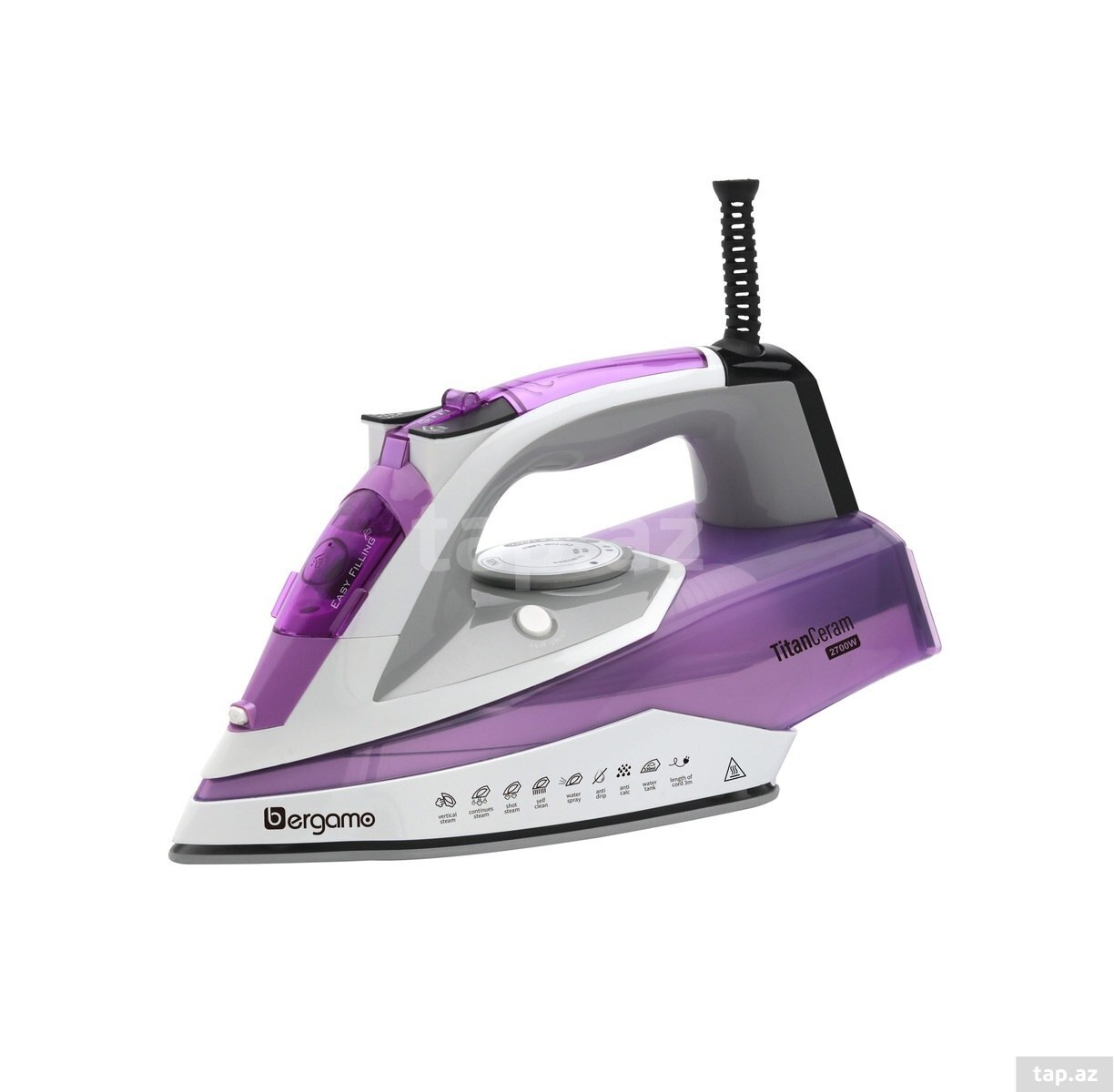 Ütü Bergamo BG-SI1184 TitanCeram Ütü Bergamo BG-SI1184 TitanCeram