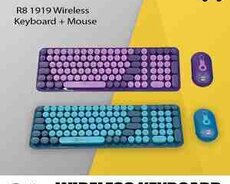 Wireless Keyboard + Mouse R8 1919