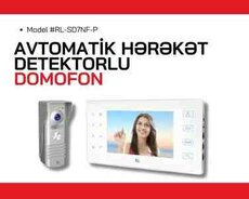 Avtomatik hərəkət detektorlu domofon