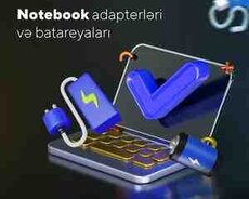 Noutbuk üçün adapterlər və batareyalar