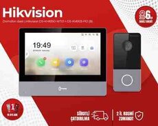 Domofon dəsti Hikvision DS-KH8350-WTE1  DS-KV6103-PE1 (B)