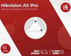 Ağıllı dəm qazı detektoru Hikvision AX Hybrid Pro DS-PDCO-E-WE