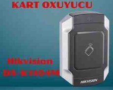 Şifrə və kart ilə giriş sistemi Hikvision Ds-k1104m