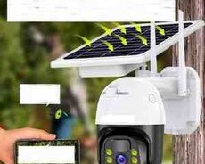 Simsiz 4G sim kartlı Solar ptz kamera 360 3mp2K