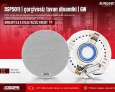 16.5 sm çərçivəsiz tavan dinamiki DSPPA 5011| 6W