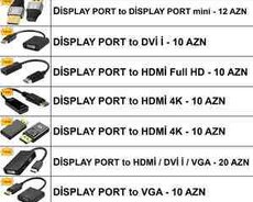 Display Port adapterlər