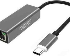 USB Type-c To RJ45 1001000Mbps Lan Internet Cable Ethernet adapter
