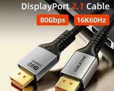 Kabel DP to DP 2.1 16K 60hz 80Gbps