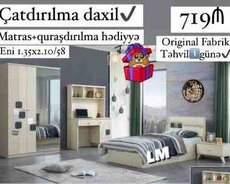 Gənc yataq otağı mebeli