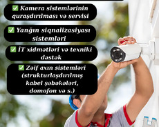 Kamera Quraşdırılması və Baxımı – Gözünüz Hər Yerdə Olsun