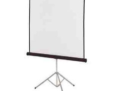 Tripodlu proyeksiya ekranı Tripod Screen (70x70) 180x180cm. White Matt 3D Support with 4cm