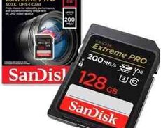 SD SanDisk Extreme Pro 128GB 200MBs