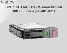 HPE 1.8TB SAS 12G Mission Critical 10K SFF SC 3 (872481-B21)