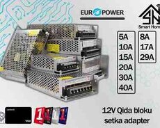 Europower 12V adapter qida bloku