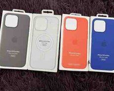 Apple iPhone 16 Pro Max silicone və clear case