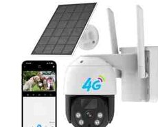 Simsiz 4G sim kartlı Solar ptz kamera 360 3mp2K