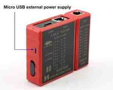Multifunctional HDMI-Compatible HD Tester Network Cable RJ45 Lan 8P8C POE Anti Burn RJ11 Telephone L