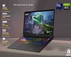 Noutbuk MSI Vector 16 HX AI A2XWIG-030AZ 9S7-15M352-030 (2025)